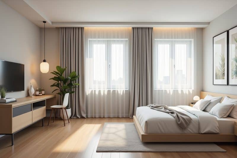 So richtest du deine 1-Zimmer-Wohnung auf 30qm ein