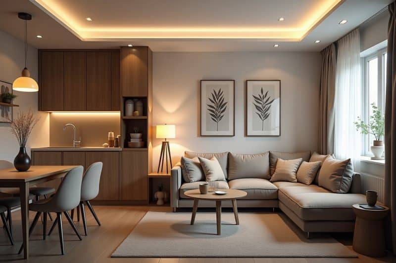 20 qm Wohnzimmer mit Essbereich einrichten: Tipps