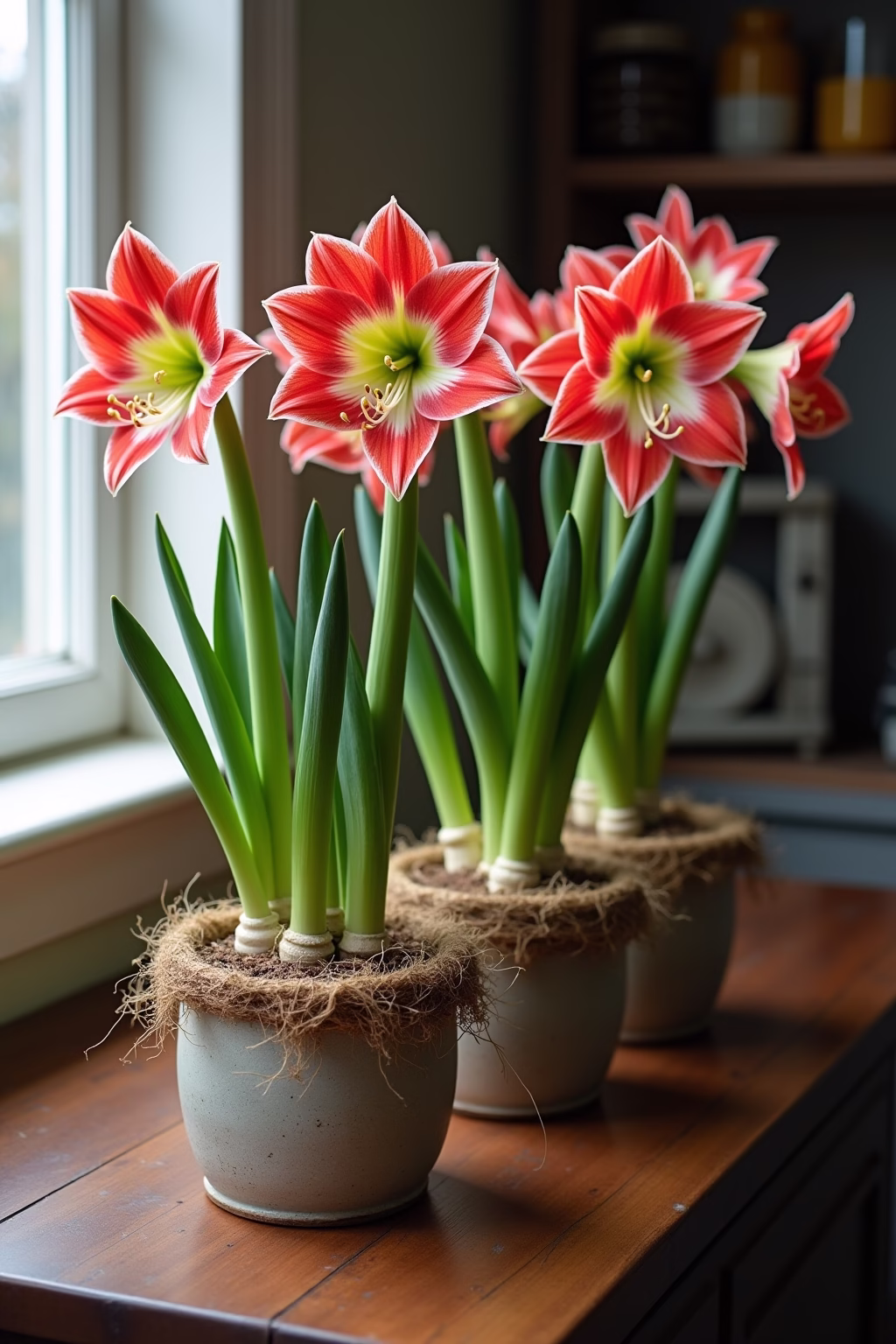 amaryllis deko outline 7