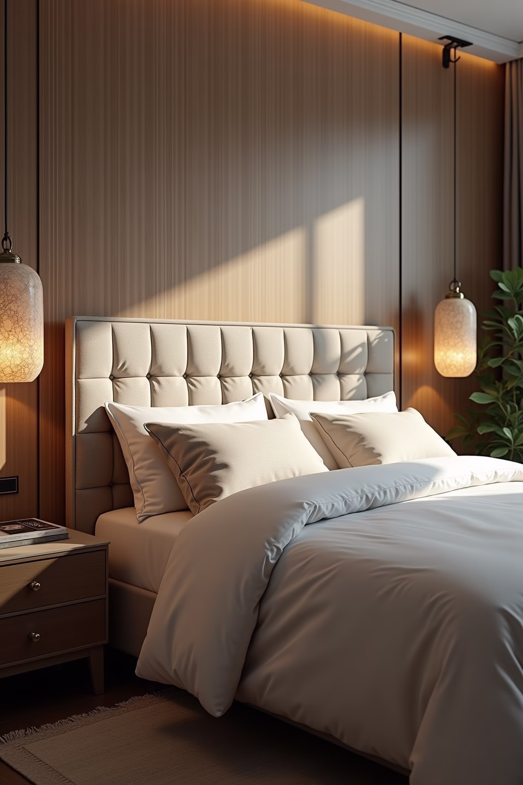 bett dekoration outline 4