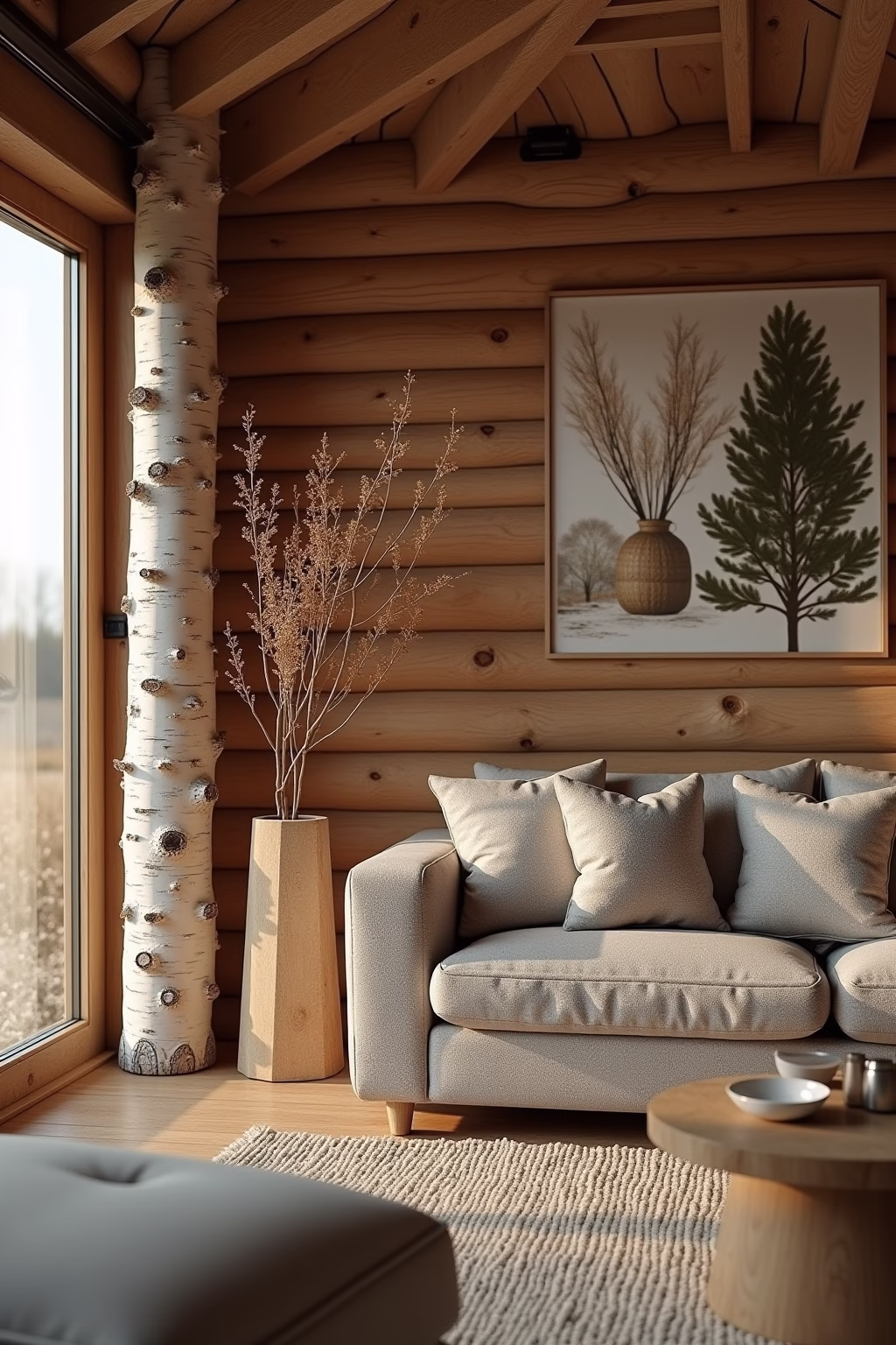 birkenstamm deko outline 3