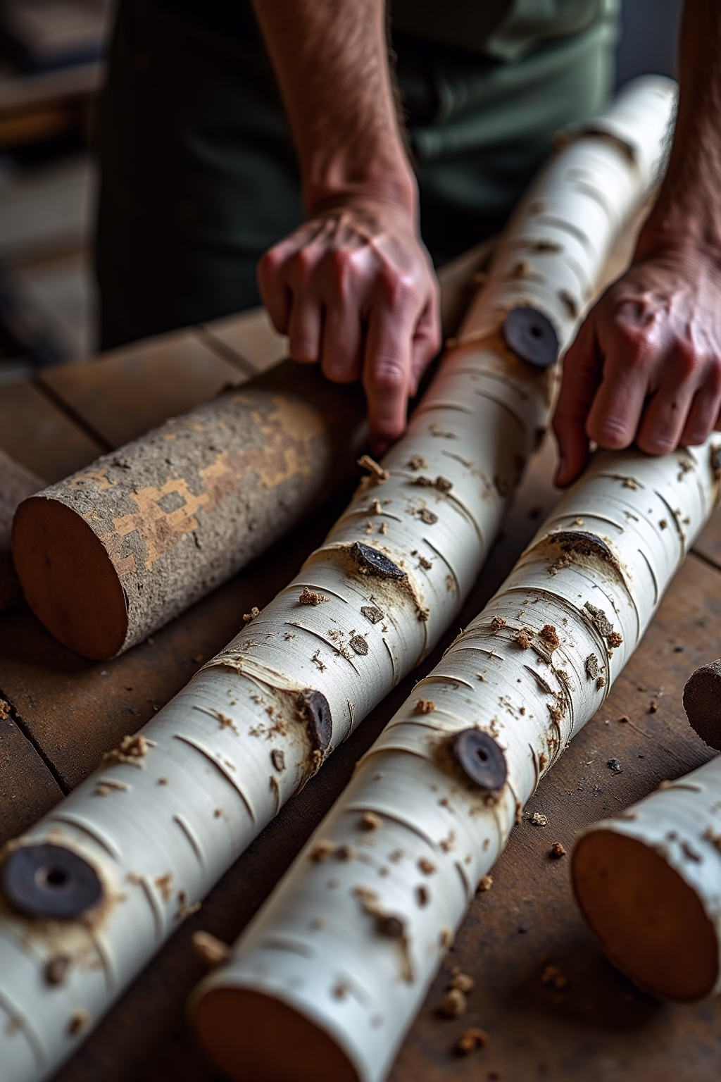 birkenstamm deko outline 8