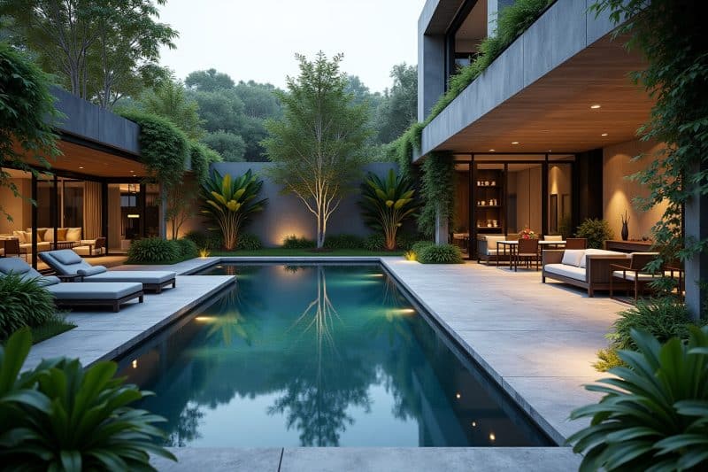 Garten mit Pool gestalten: Ideen