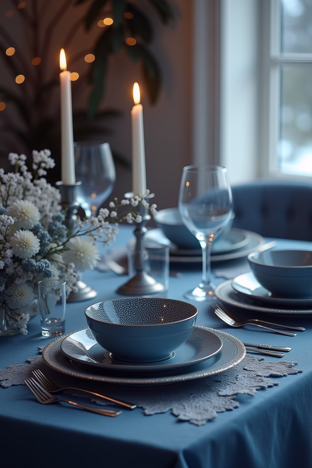 januar dekoration tisch outline 4