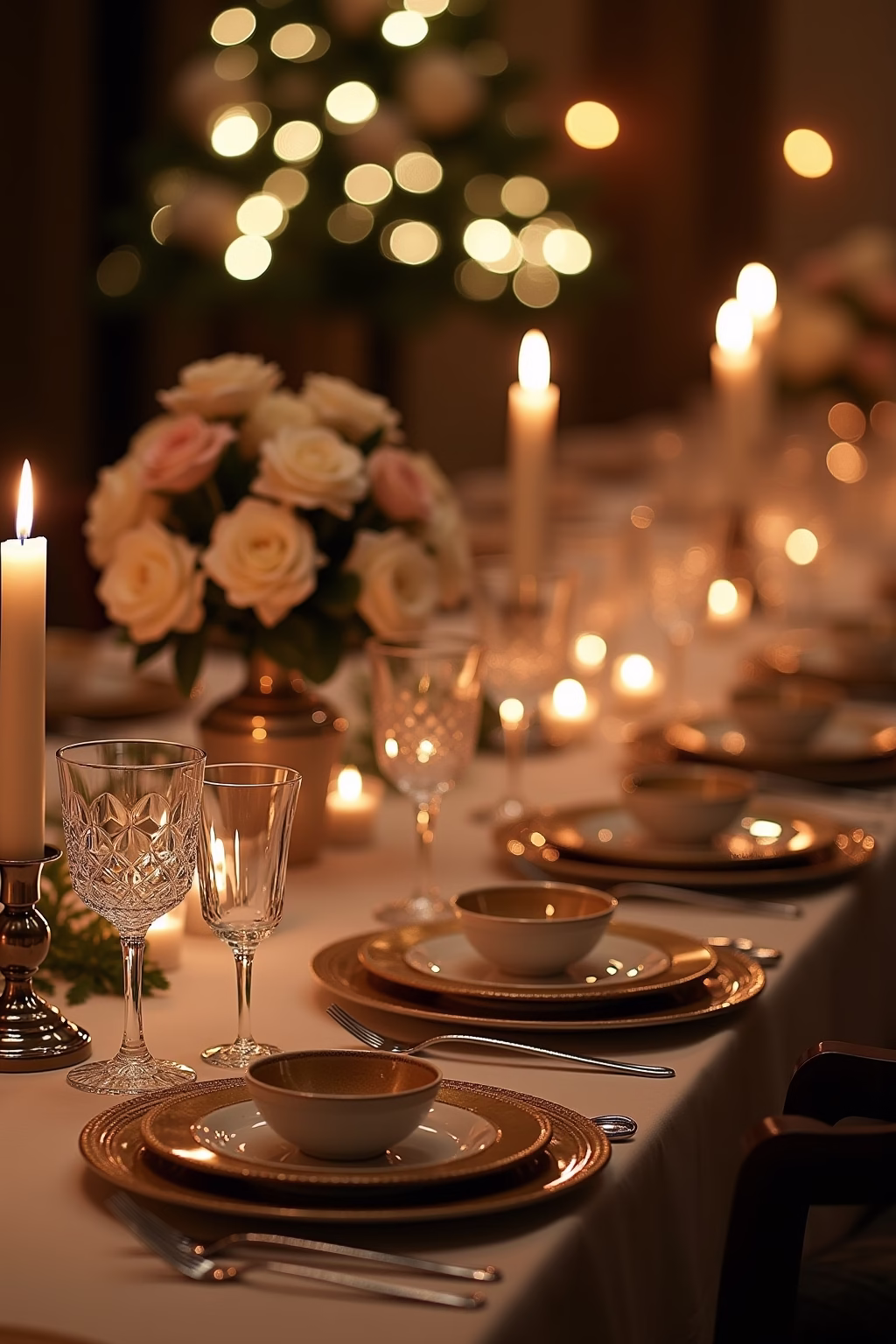 januar dekoration tisch outline 6