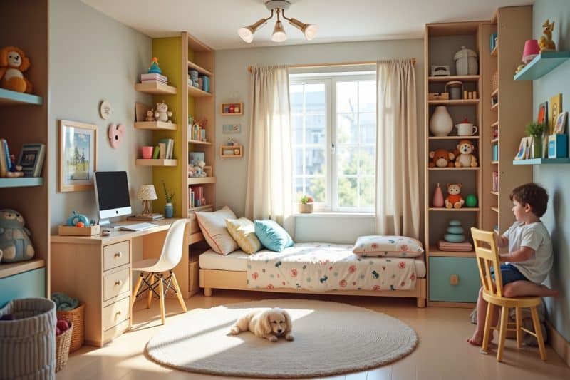 14 Ideen für Kinderzimmer mit Stauraum einrichten