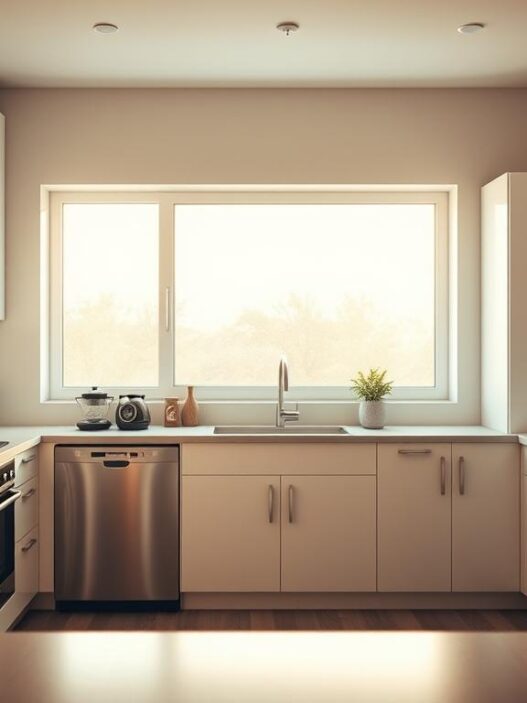 kleine küche einrichten