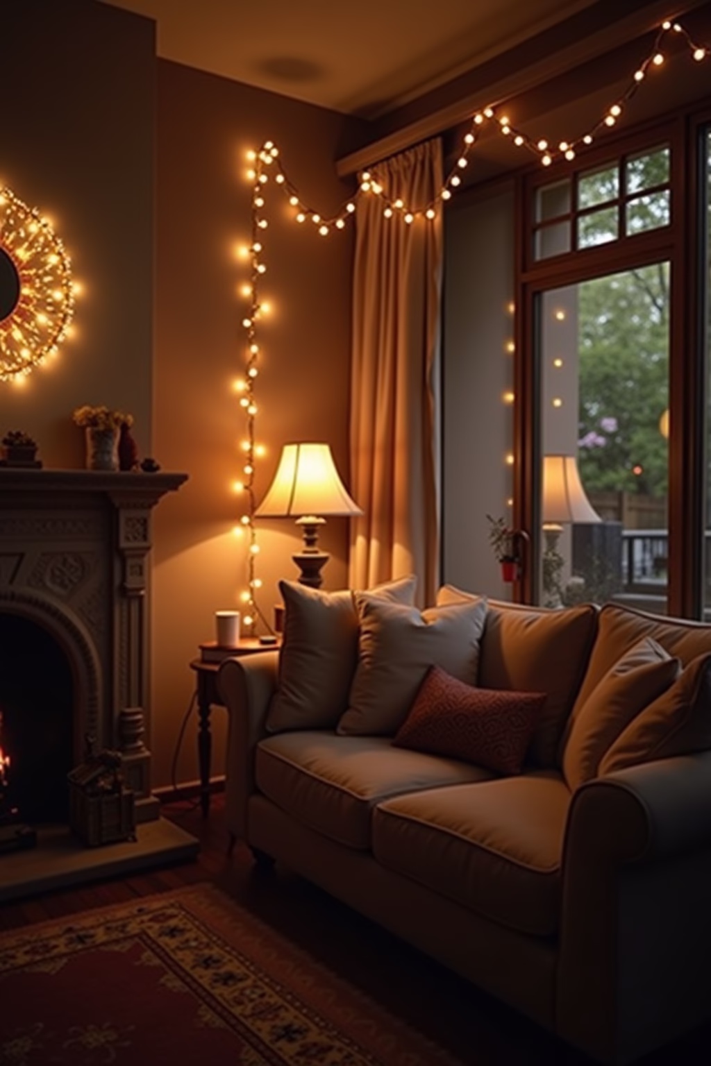 lichterkette deko outline 1