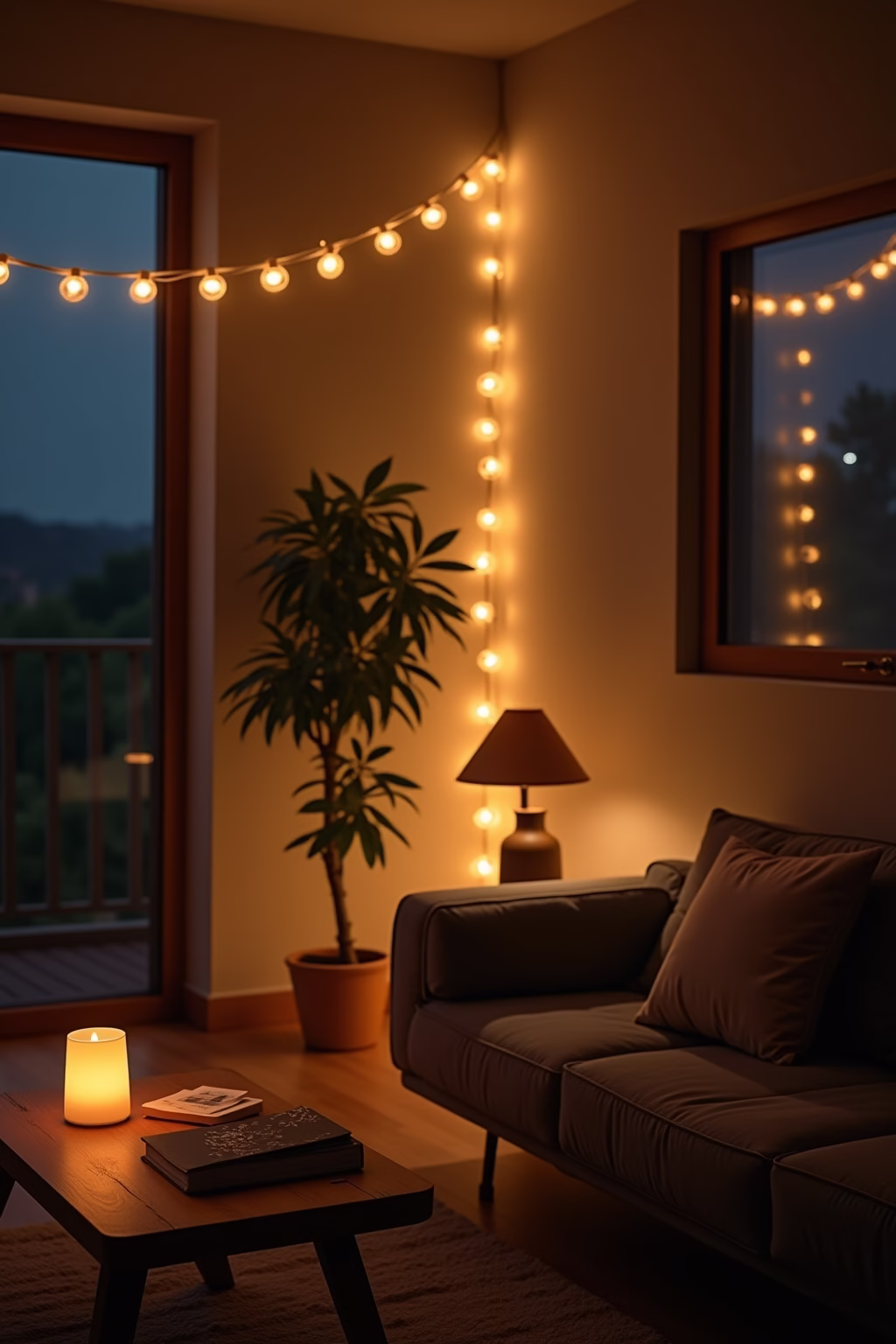 lichterkette deko outline 5