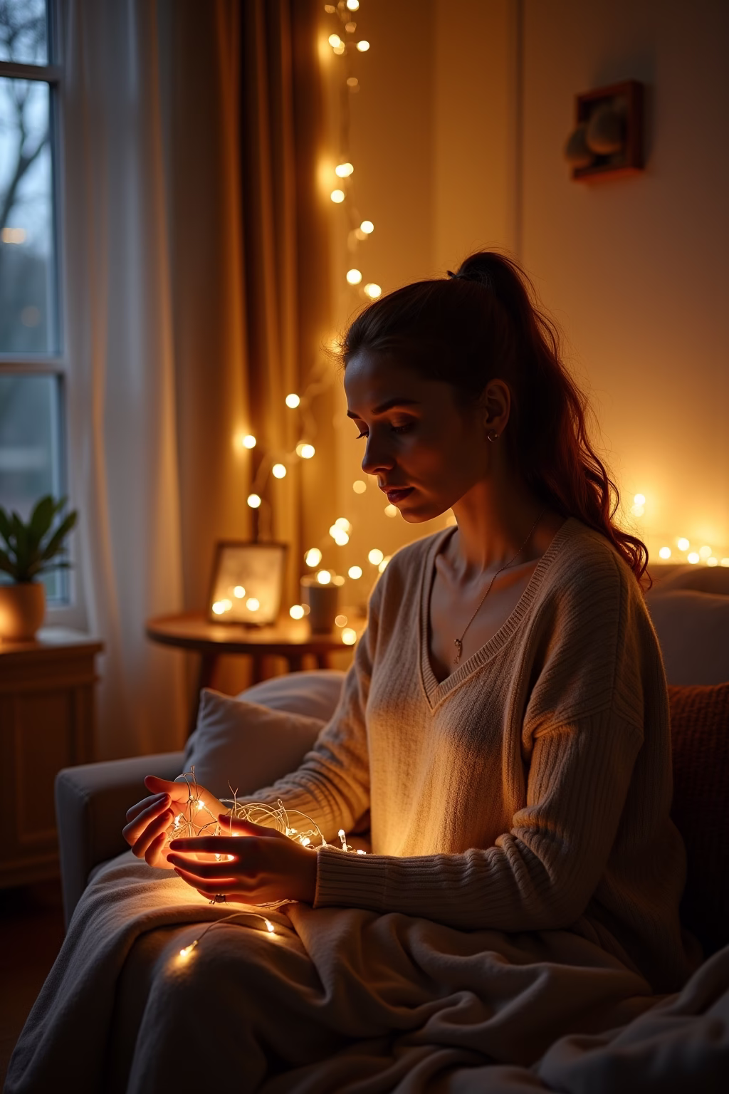 lichterkette deko outline 7