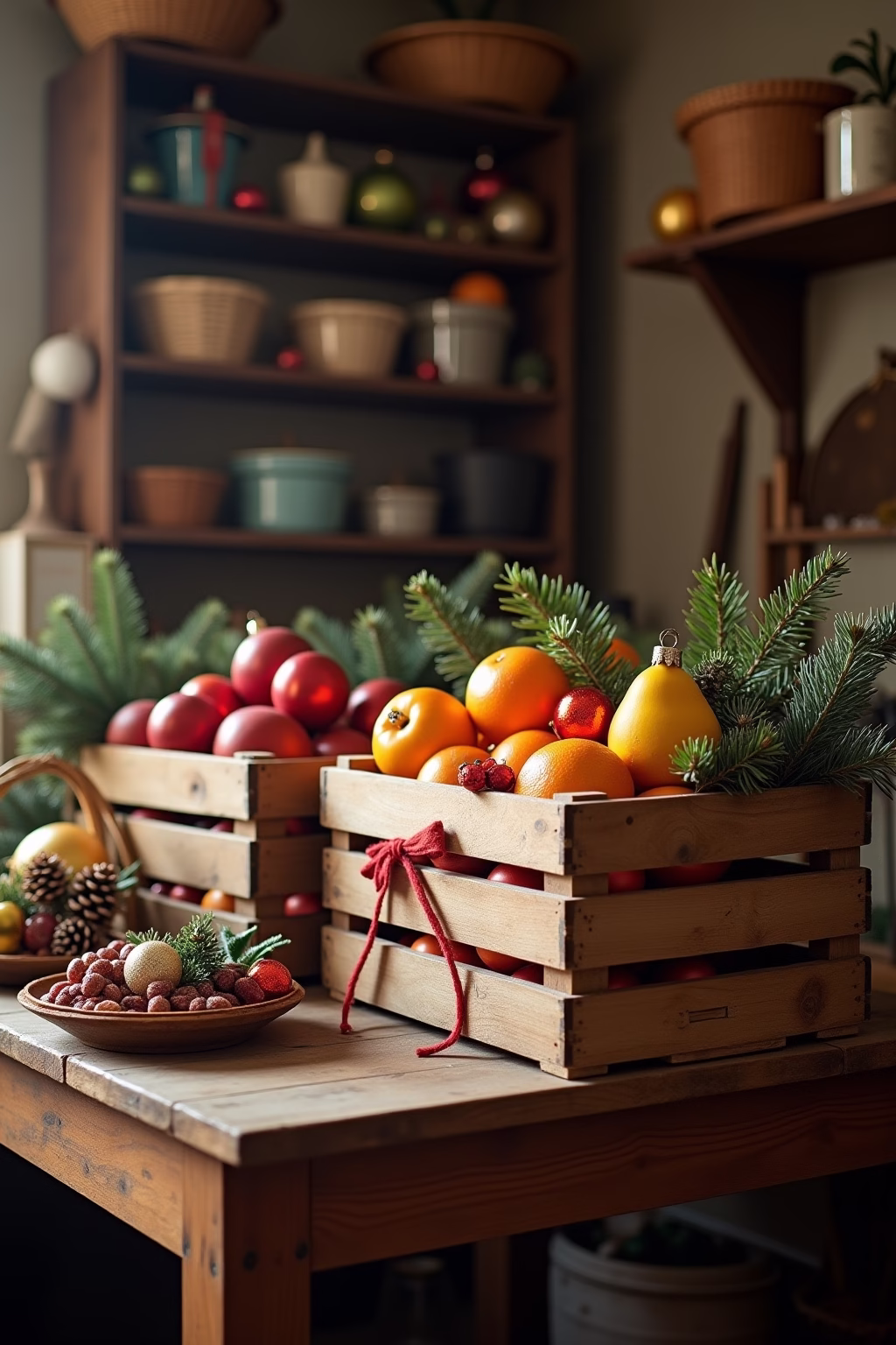 obstkisten deko weihnachten outline 4