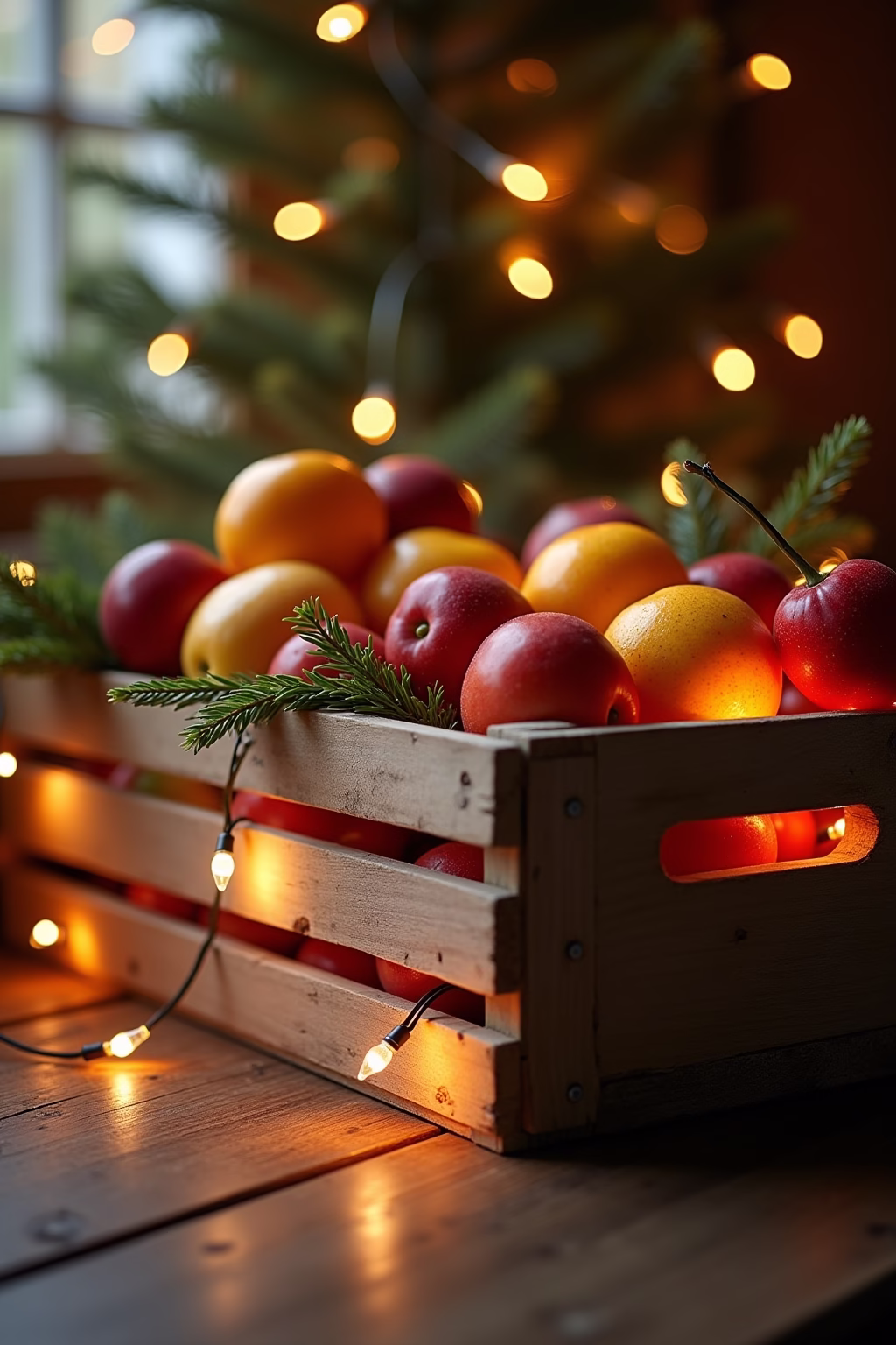 obstkisten deko weihnachten outline 5