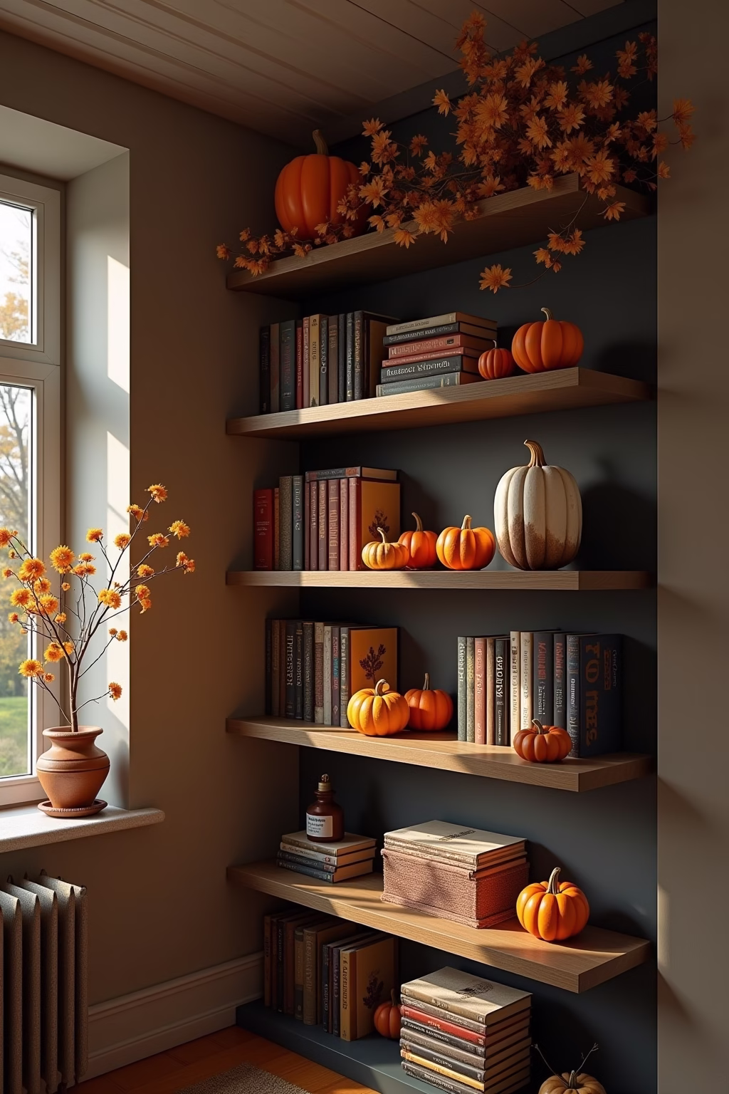 regal dekorieren outline 3