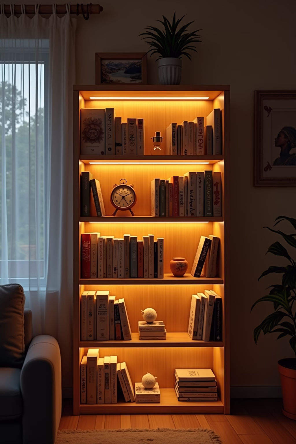 regal dekorieren outline 7