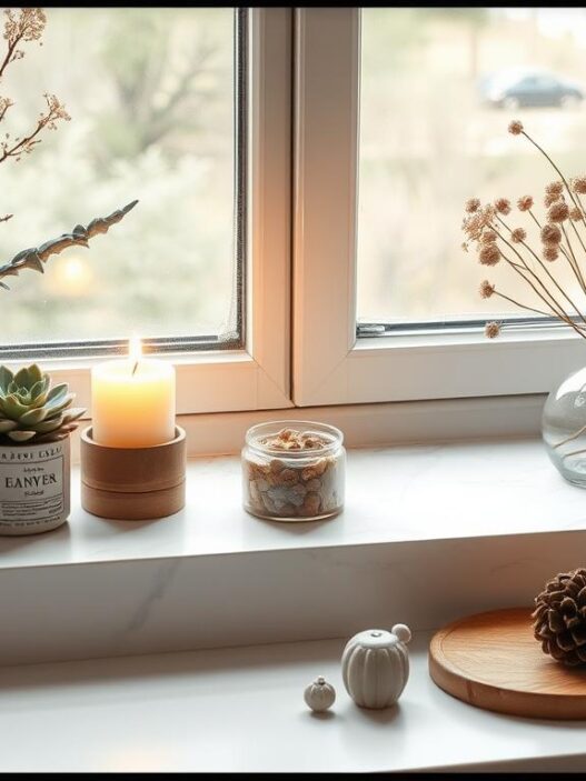 schöner wohnen fensterbank dekorieren