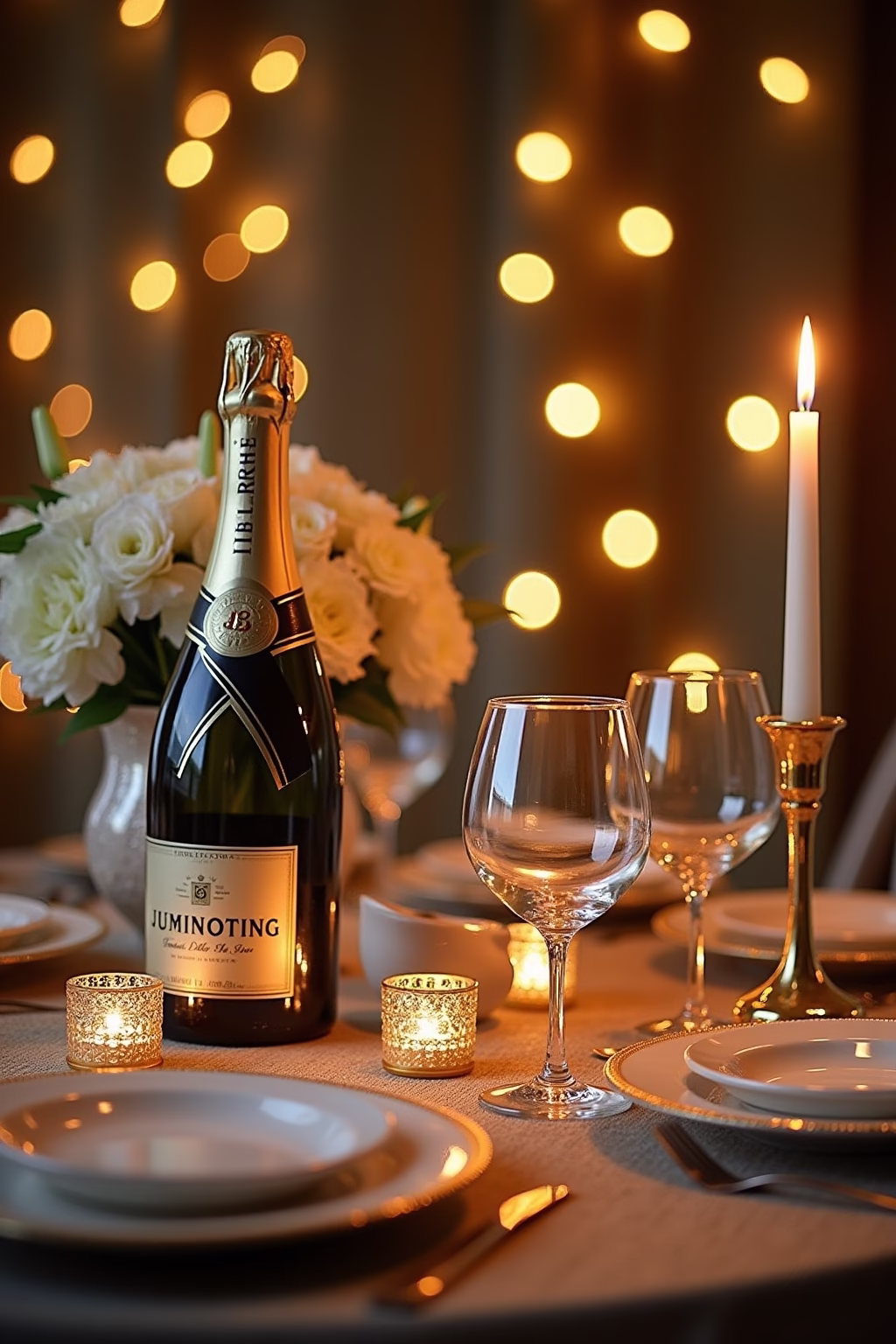 silvester tischdekoration outline 1