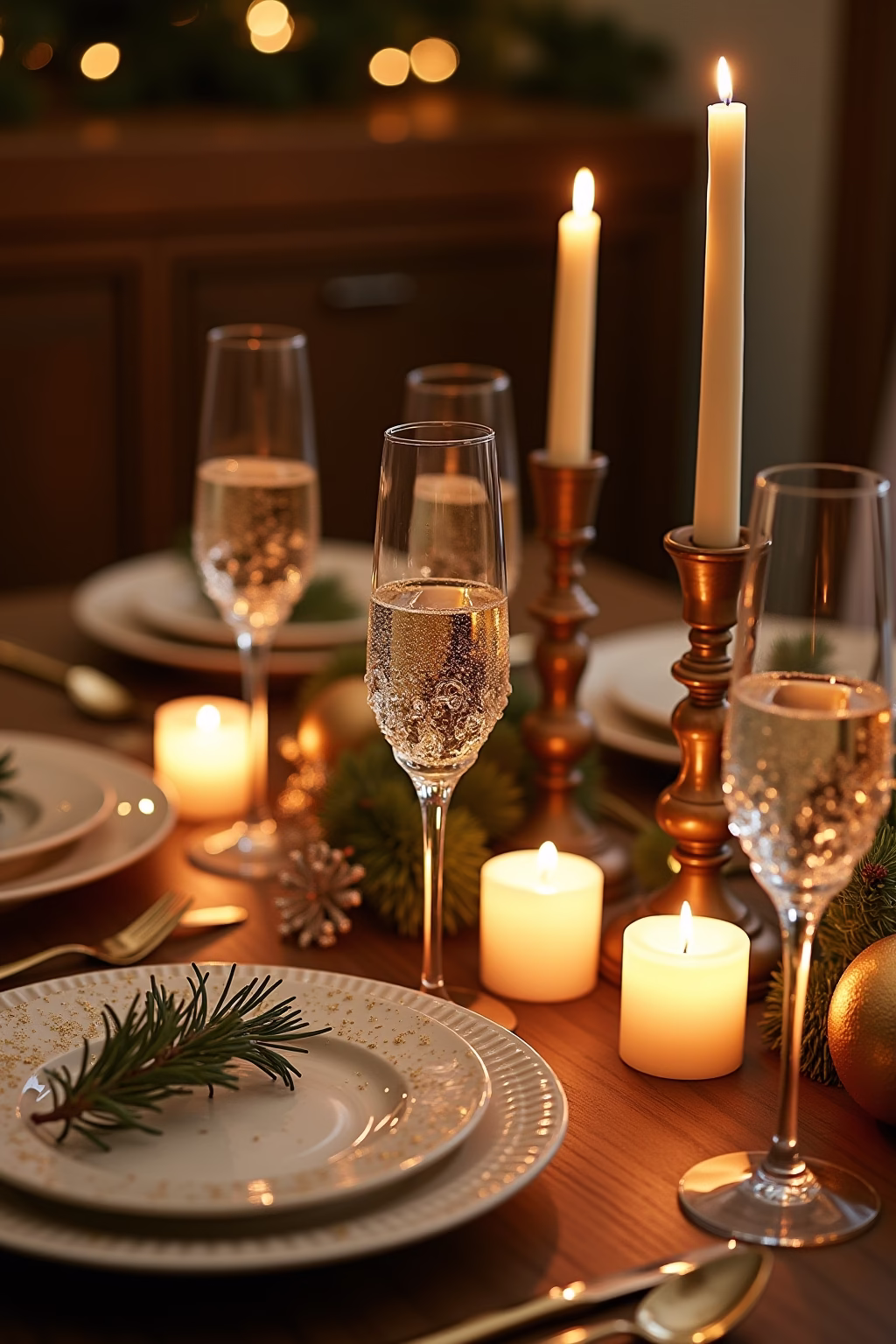 silvester tischdekoration outline 7