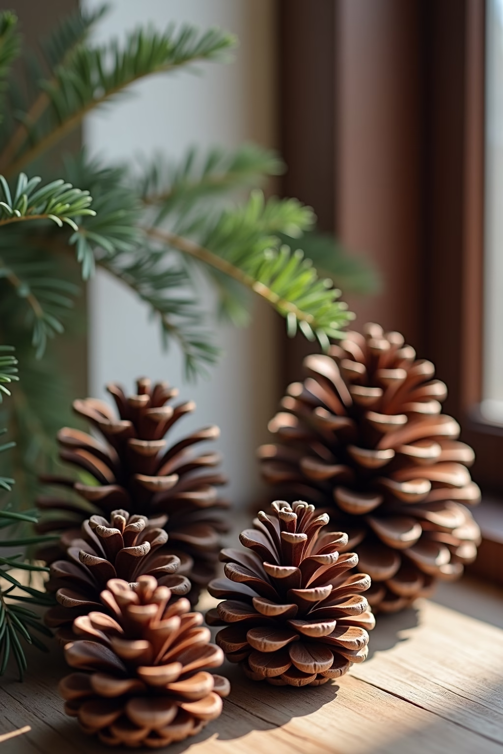 tannenzapfen dekor outline 8