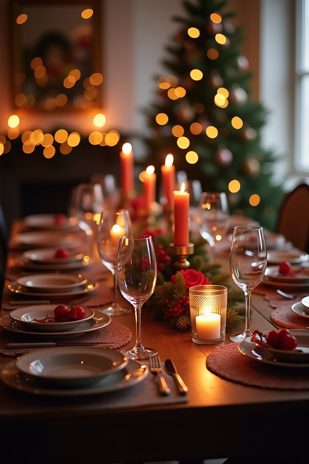 tisch deko weihnachten outline 2