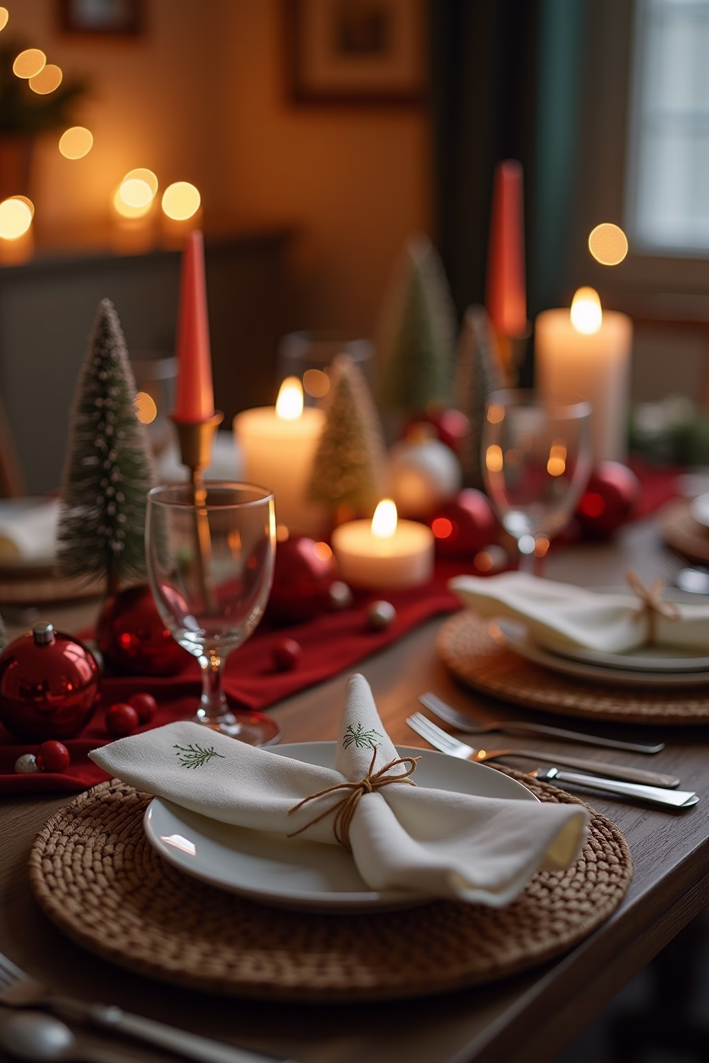 tisch deko weihnachten outline 4