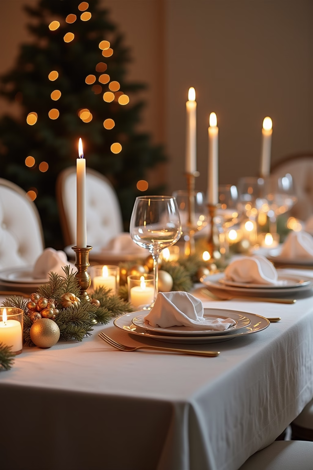 tisch deko weihnachten outline 6