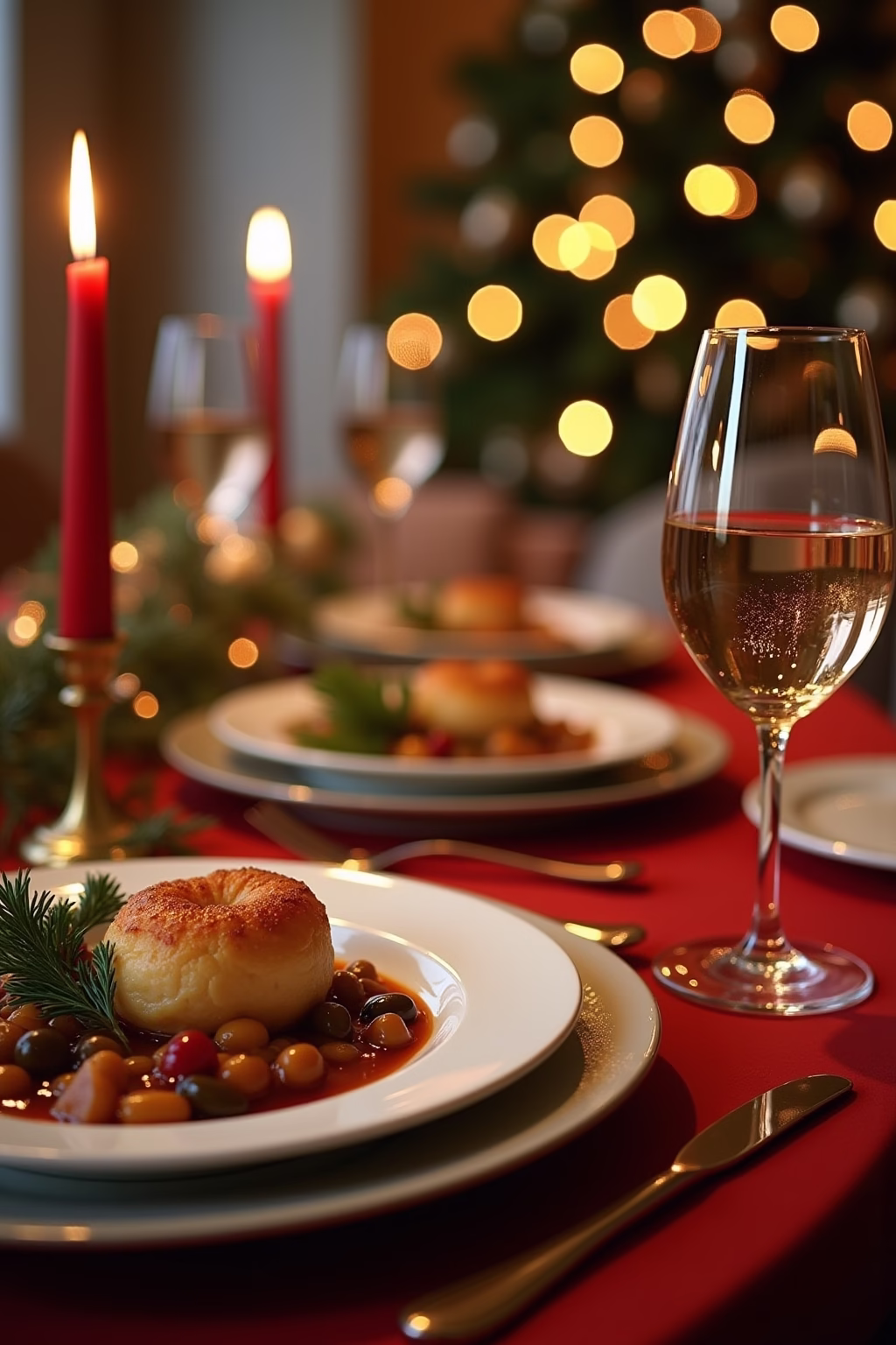 tisch deko weihnachten outline 7