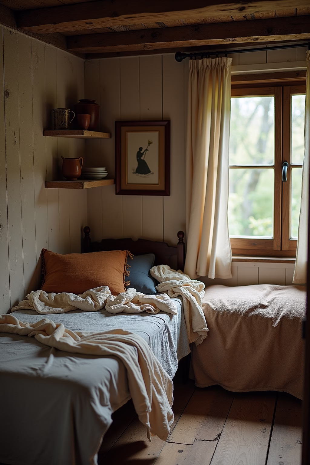 vintage huetten dekoration outline 4