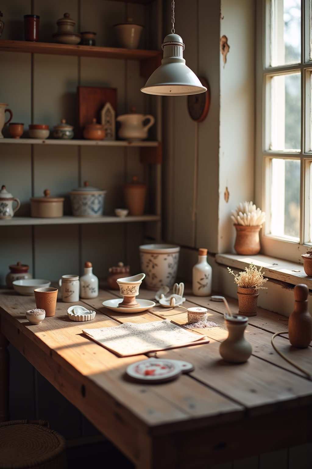 vintage huetten dekoration outline 5