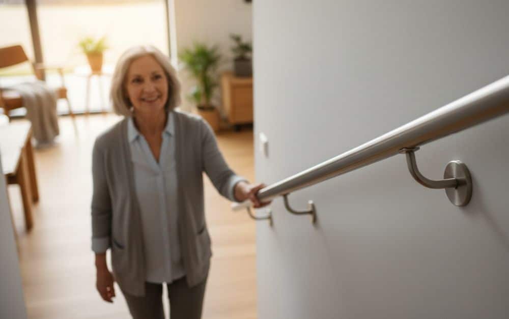 Warum ein Wandhandlauf für Senioren zu Hause sinnvoll ist