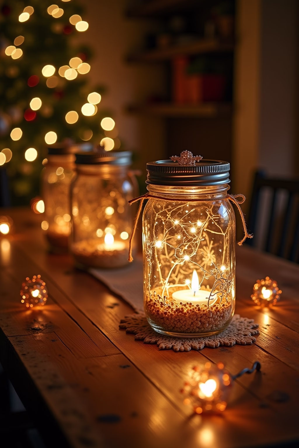 weckglas deko weihnachten outline 3