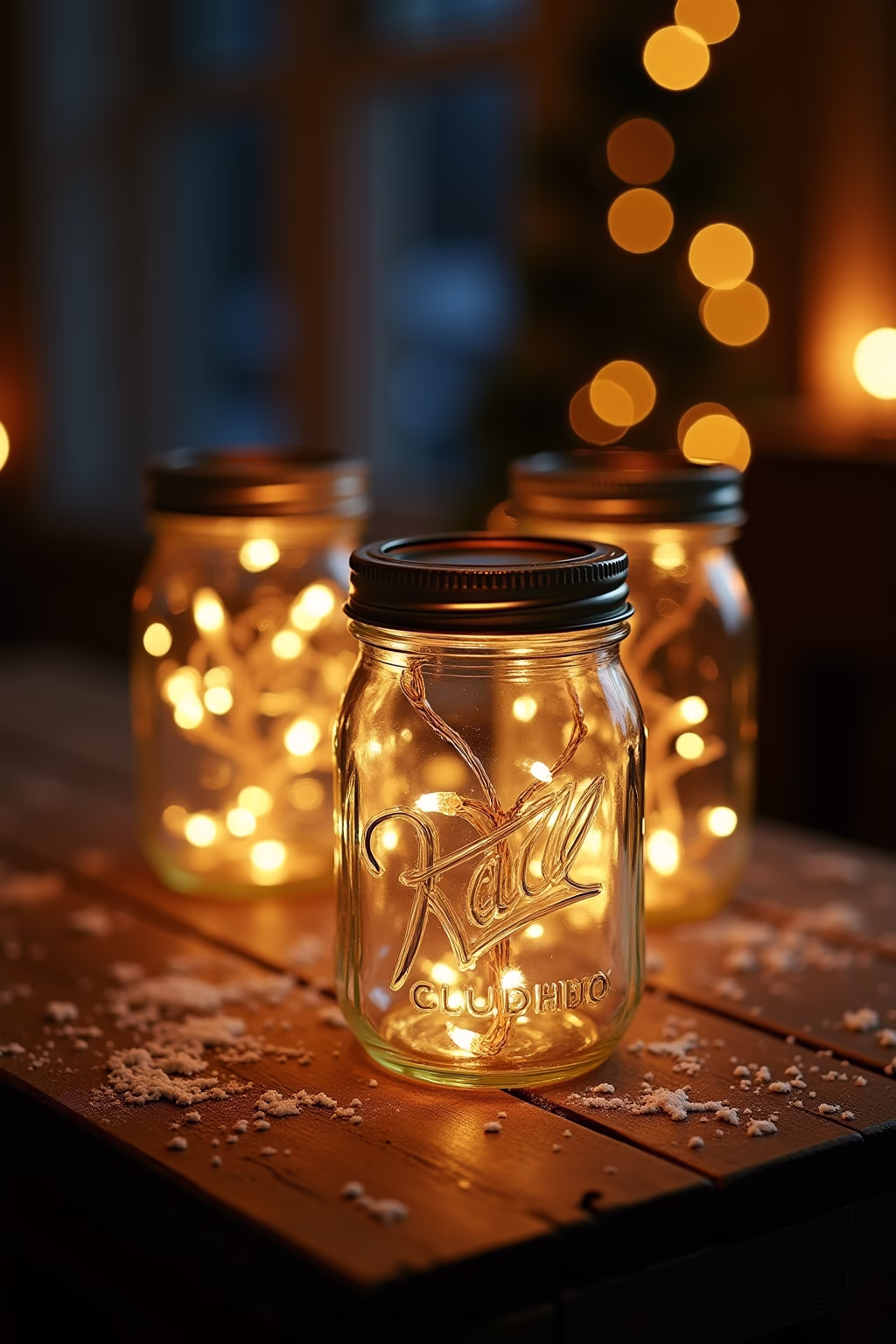 weckglas deko weihnachten outline 6