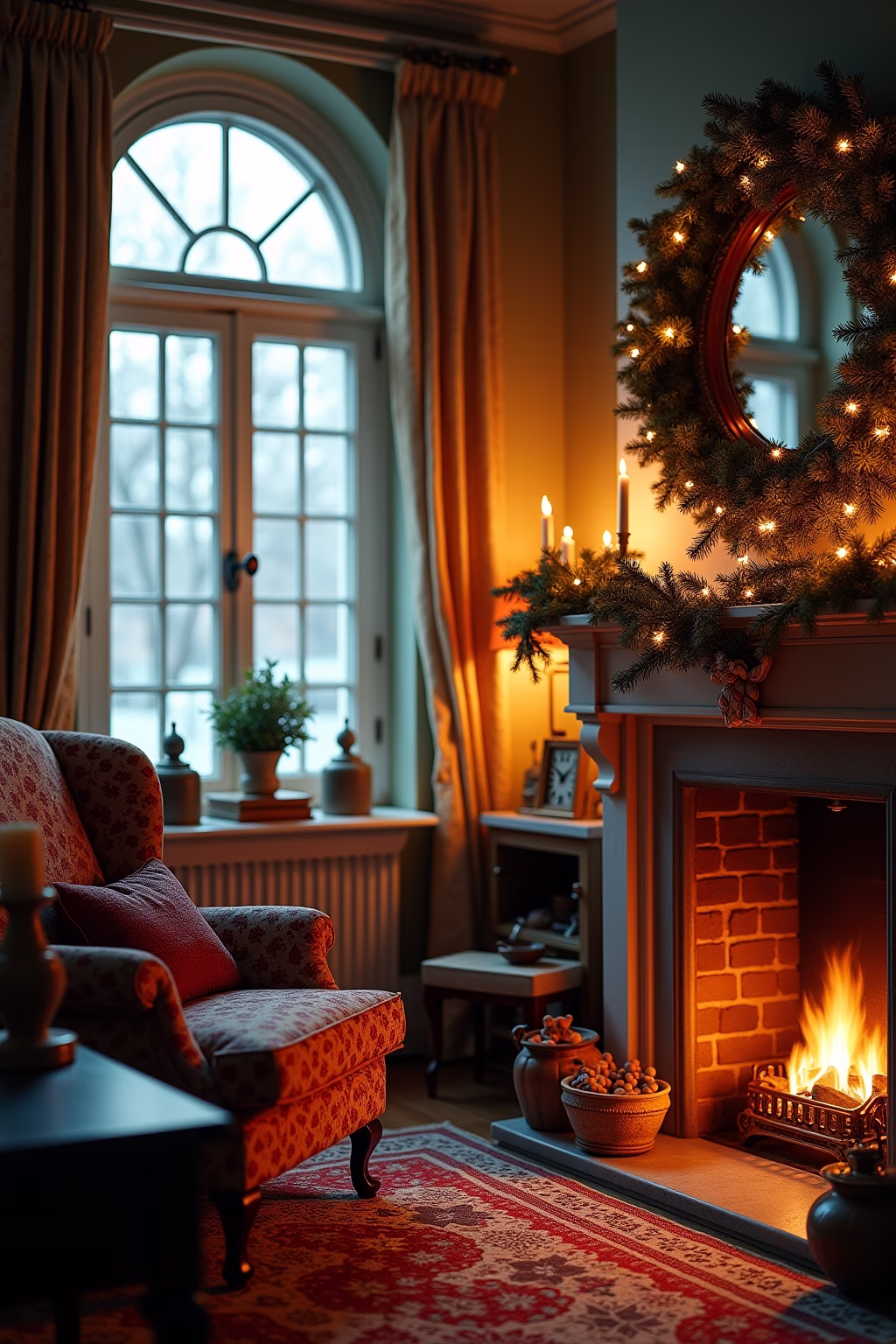 weihnachten haus dekoration outline 2