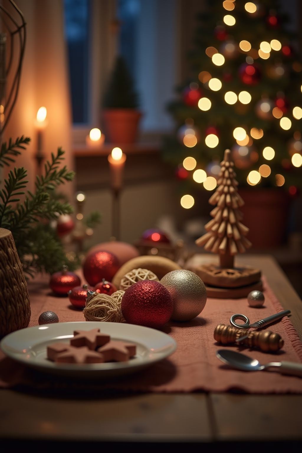 weihnachten haus dekoration outline 4