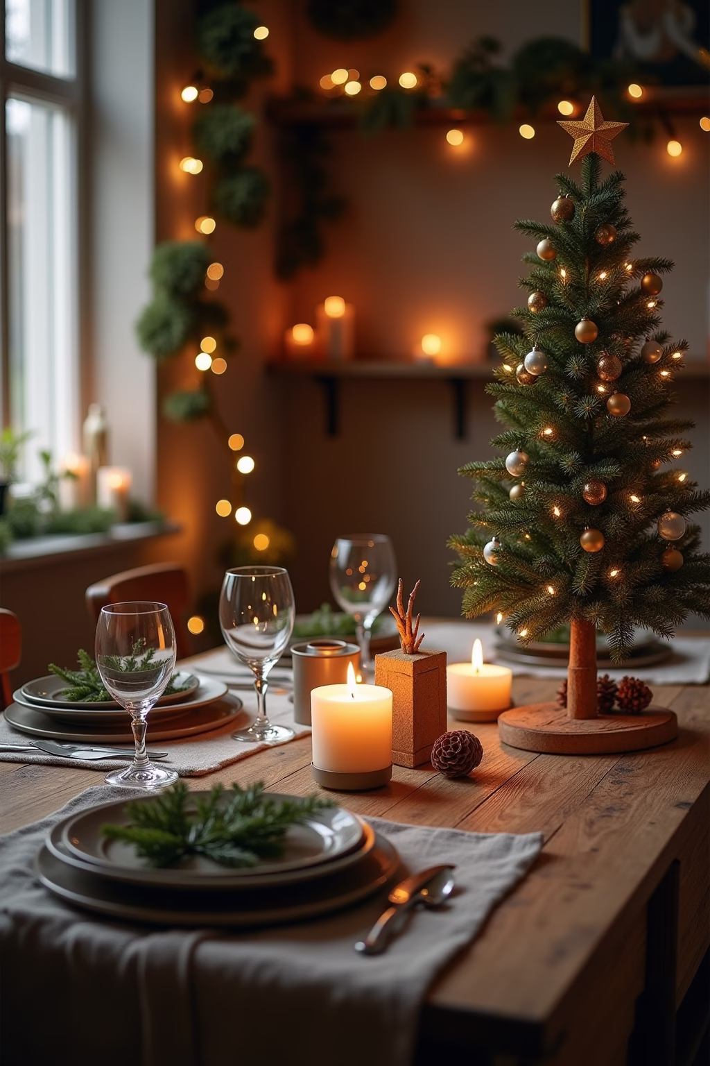 weihnachten haus dekoration outline 5