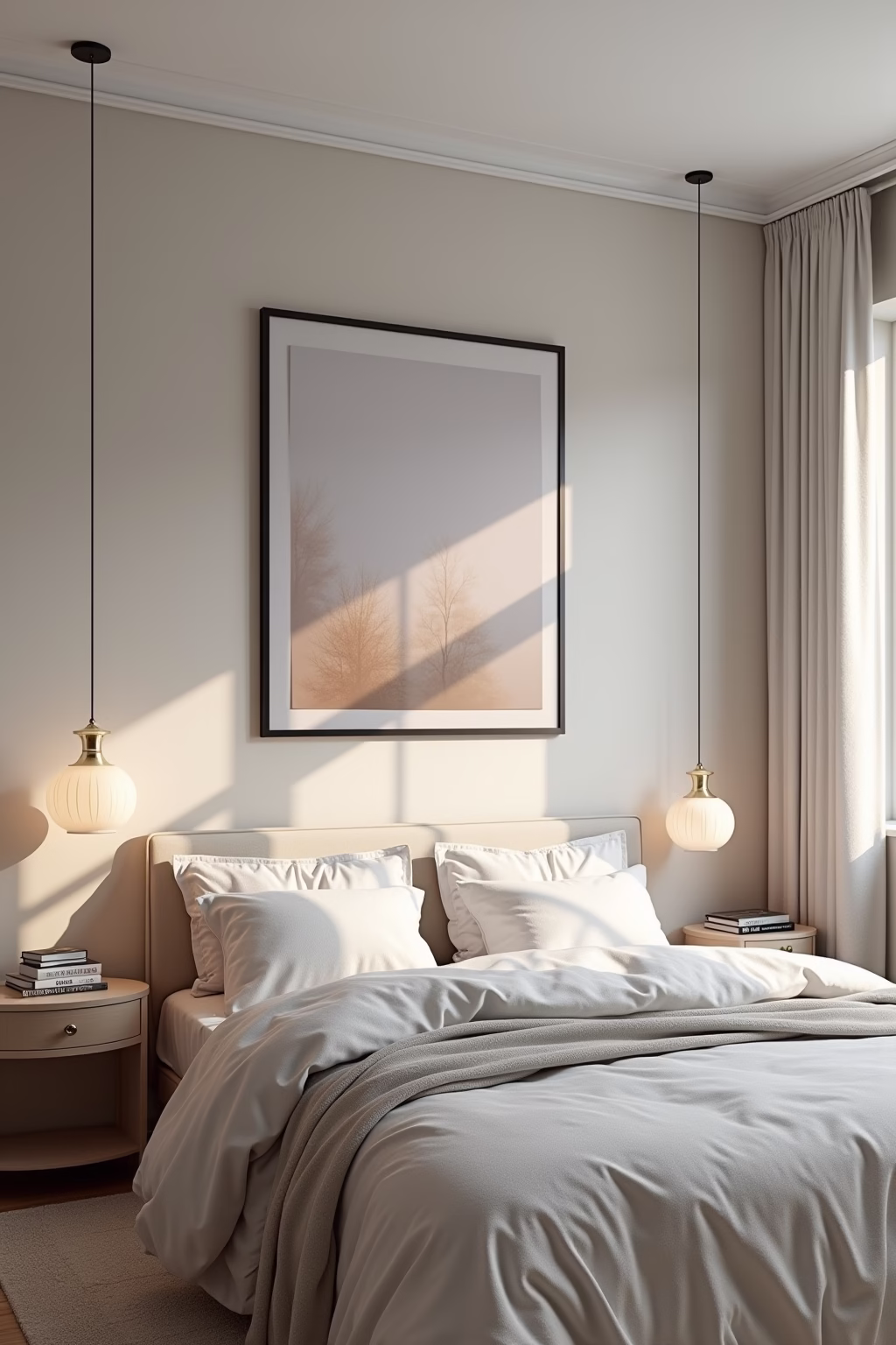 wohnung schlafzimmer dekoration outline 5