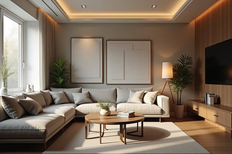 17 Tipps Wohnzimmer mit wenig Budget einrichten